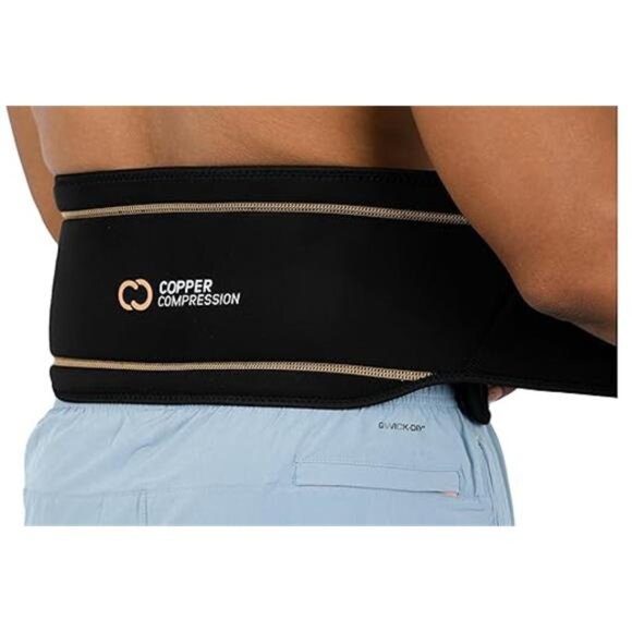 Copper Compression Lower Back Lumbar Support Brace, 1 Guaranteed Highest Copper - Picture 7 of 7
